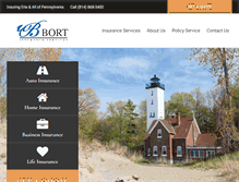 Tablet Screenshot of bortinsurance.com